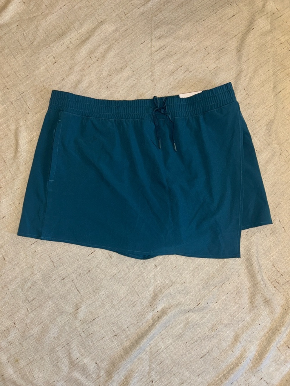 Reebok Deep Teal Athletic Skort with Elastic Waist